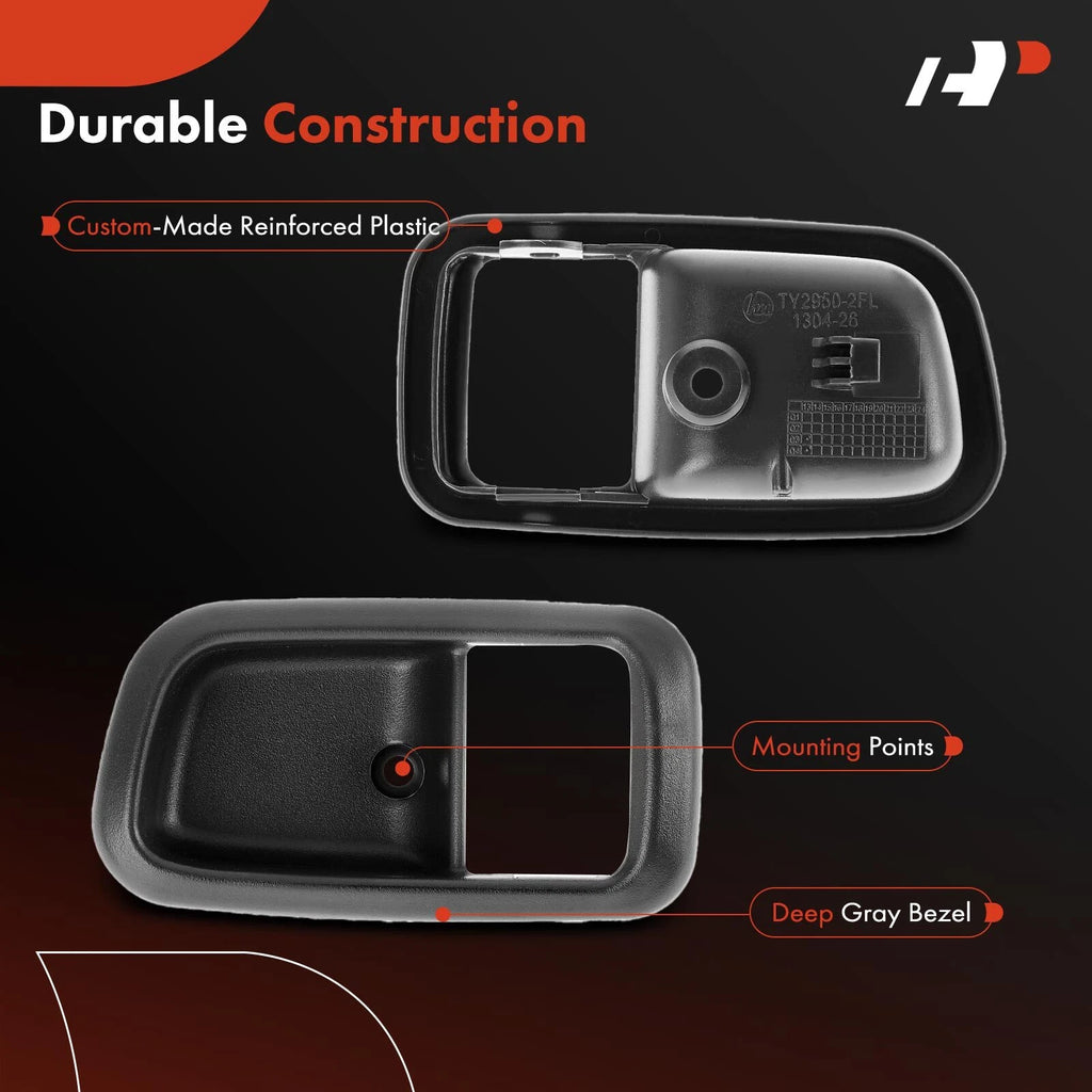 Front Left Deep Gray Interior Door Handle for Toyota Tundra (2000-2006)