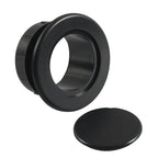 Black Table Umbrella Hole Ring Plug Cap Set for Outdoor Table Cover