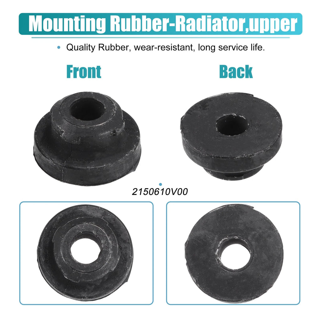 2X Upper Radiator Mount Insulator No. 2150610V00 for Nissan 240SX (1989–1998)