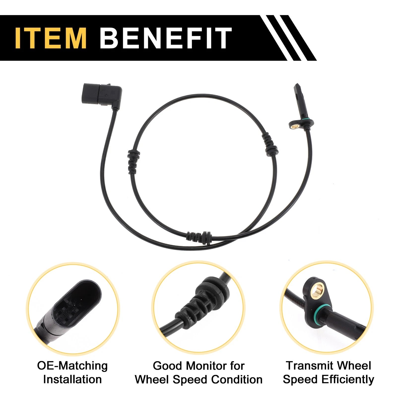 ABS Wheel Speed Sensor No. 2059058003 for Mercedes-Benz C300 (2015–2020)