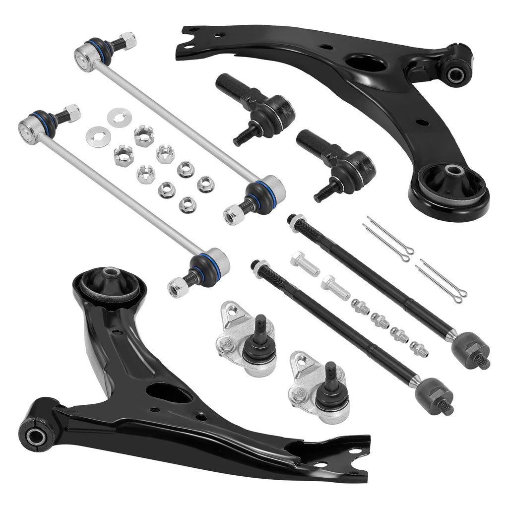Front Ball Joint Sway Bar End Control Arm Tie Rod for Toyota Corolla (2009–2013)