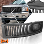 Vertical Fence Style Front Bumper Grille for Chevy Silverado 1500 (2007–2013)