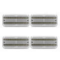 Set of 4 Clear White LED Side Marker Lights for Chevy G10 G20 GMC G1500 G2500 (1985–1995)