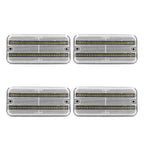 Set of 4 Clear White LED Side Marker Lights for Chevy G10 G20 GMC G1500 G2500 (1985–1995)