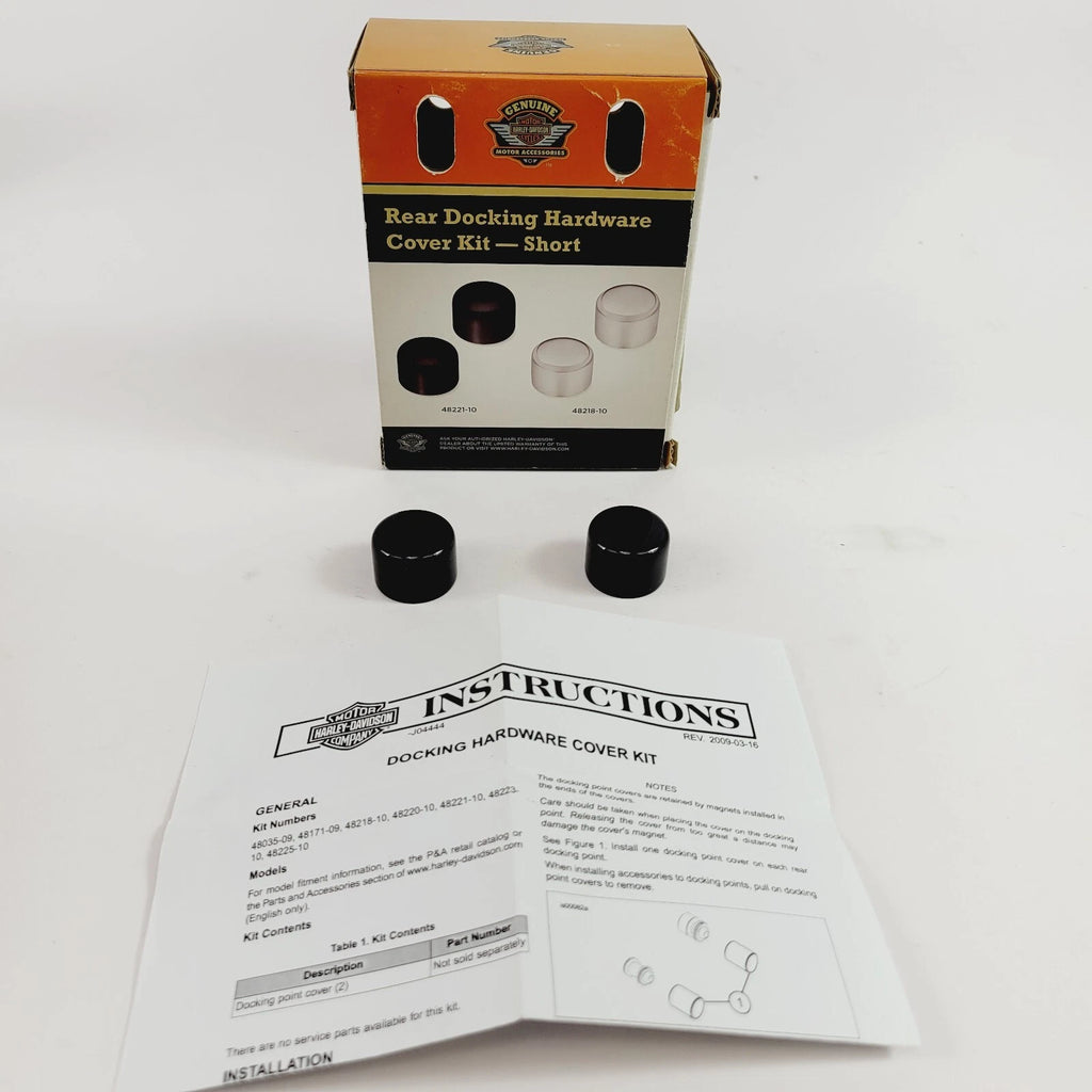 Docking Hardware Cover Kit for Harley-Davidson (2000–2023) Part 48221-10