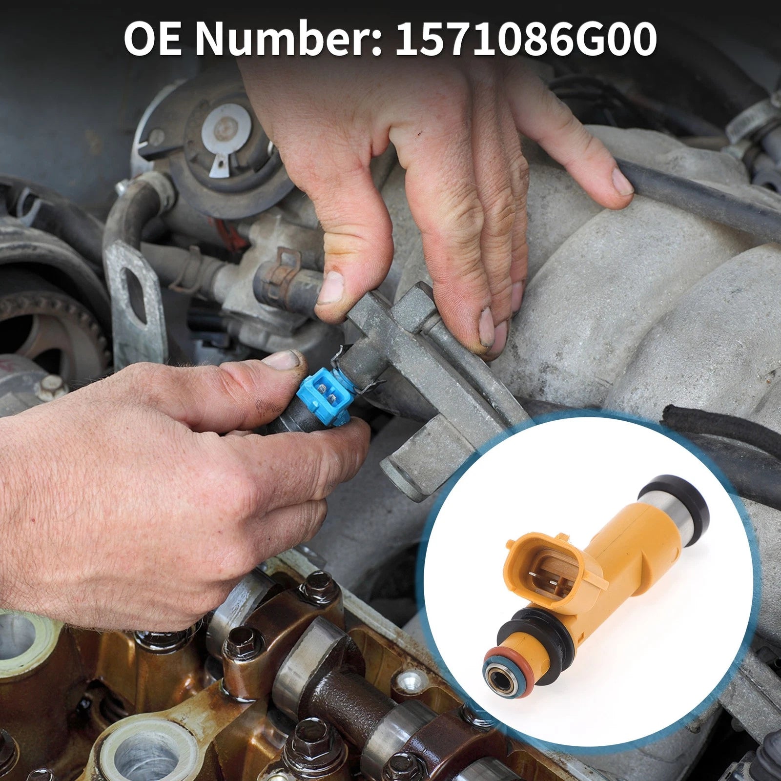 Fuel Injector No. 1571086G00 for Suzuki Swift 1.5 (2007–2011) 1 Pc Orange