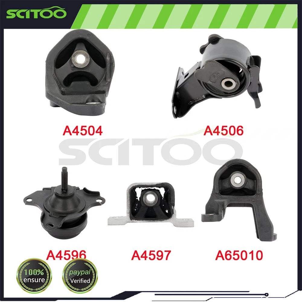 Set of 5 Engine Motor & Trans Mounts for Honda Element (2003–2011)