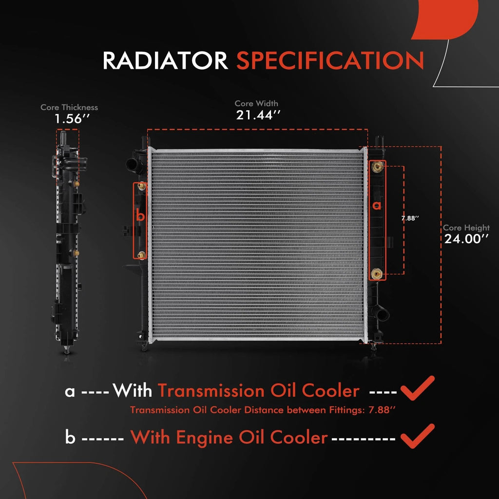 Radiator for Mercedes-Benz ML350 ML55 AMG (2000-2005)