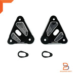 Black Aluminium Headlight Mounting Plate for Honda Monkey Z125 (2018-2024)