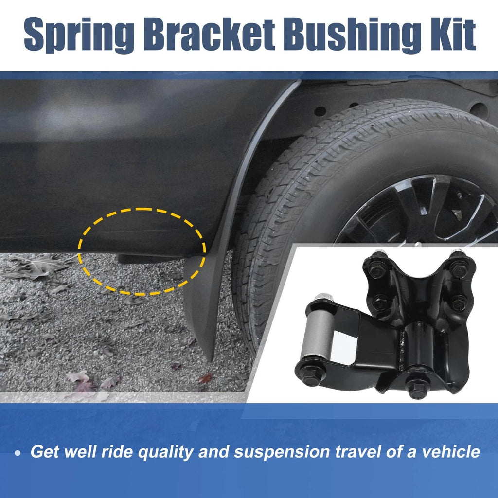 2 Pair Rear Leaf Spring Shackle W/ Bracket 4L5Z-5775-AA for Ranger Mazda B (2001–2009)