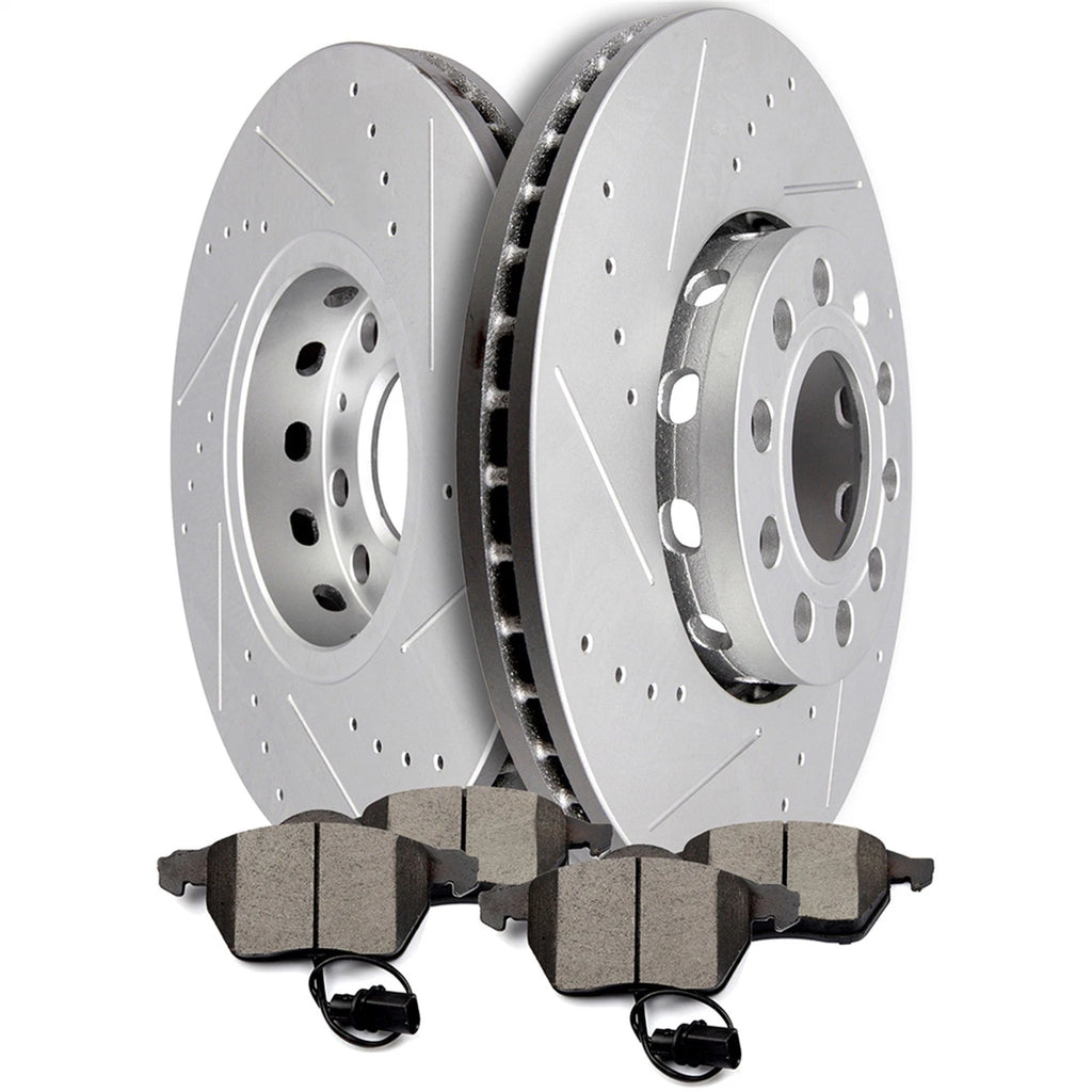 Front Ceramic Brake Pads and Rotors for Audi A4 Quattro, A6, Volkswagen Passat