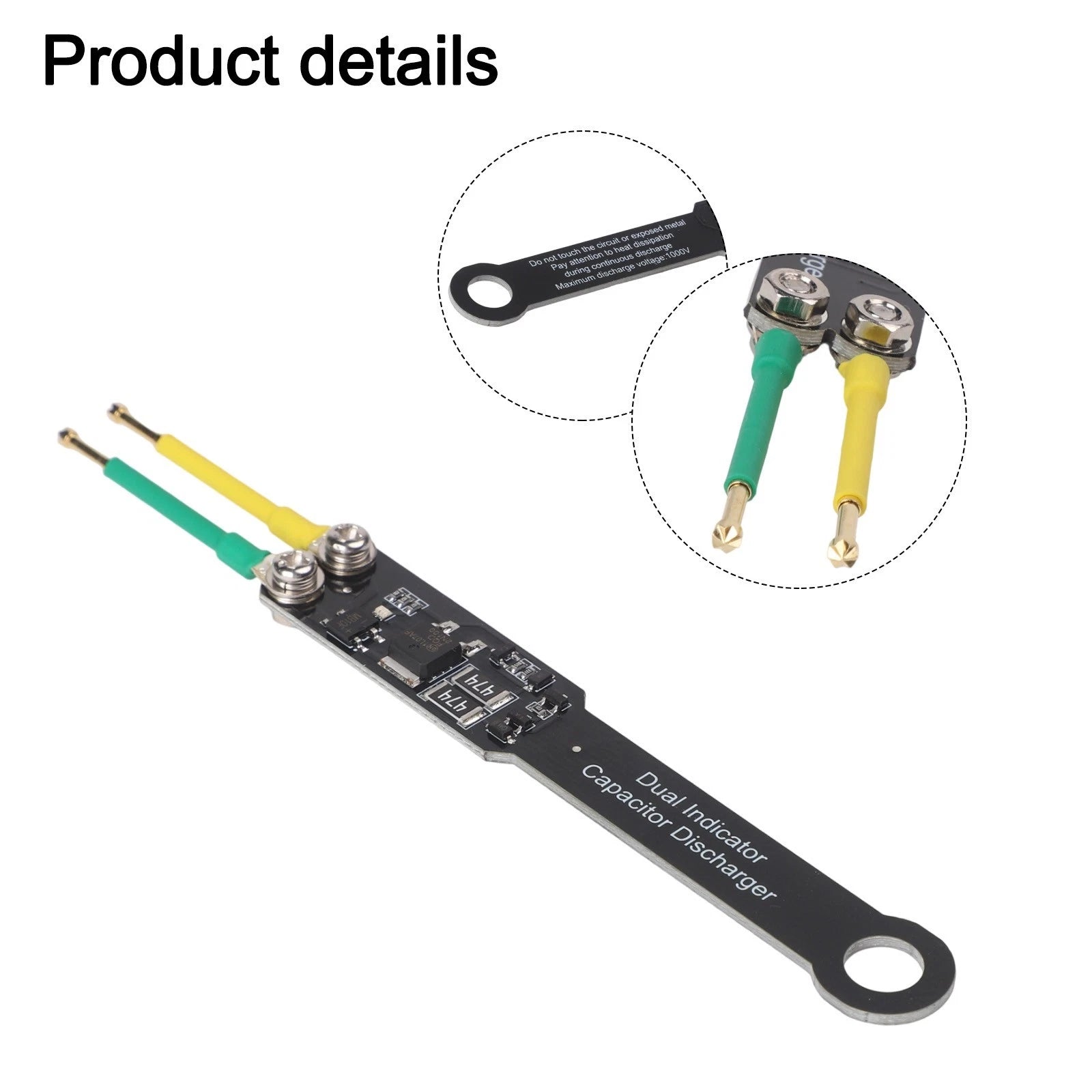 Capacitor Discharge Pen AC8380VDC 12540V with Dual LED Indicators