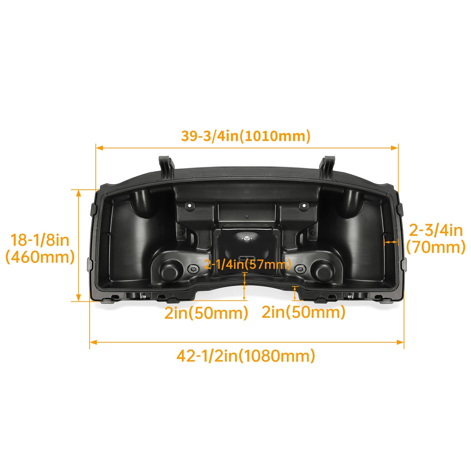 Front Lower Cargo Rack Storage Box for Polaris Sportsman 500 HO (2005–2010) #2203484
