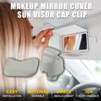 Makeup Mirror Cover Sun Visor Cap Clip for Nissan Gary (1 Set) No.964099DM0B