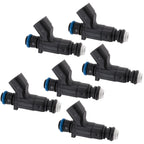 Set of 6 Fuel Injectors for Buick Allure, LaCrosse, Rendezvous, Cadillac CTS