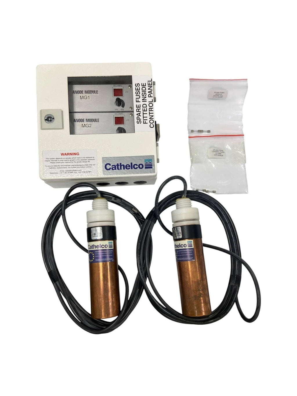 Cathelco Nano Control Panels (EB/NS) & 2 MGPS Copper Anodes for Marine (OEM)