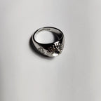 Stainless Steel Women's Ring for Harley-Davidson (OEM 34R00366-8, Size 8)