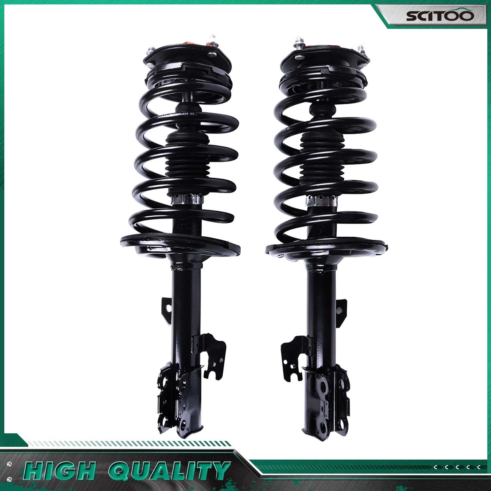 Set of 2 Complete Struts Spring Suspension for Toyota Sienna (2004–2010)