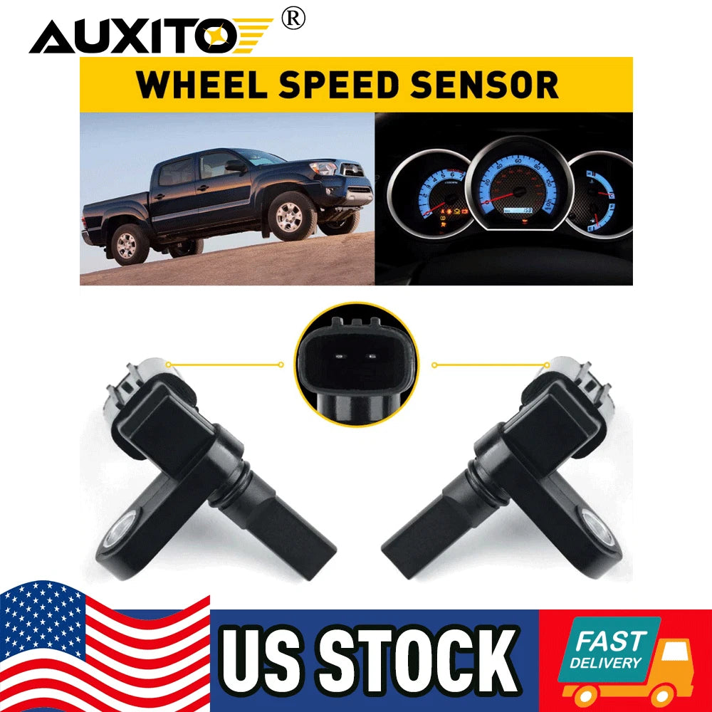 2 ABS Wheel Speed Sensors for Toyota Tacoma 4Runner GX460 GX470 LX570 (2000–2023)