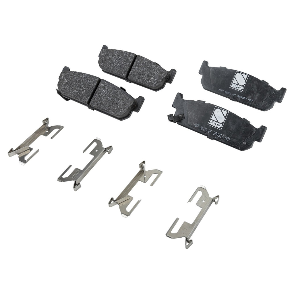 Set of 4 NAO Brake Pads for Infiniti Q45, M45 (2002–2006)