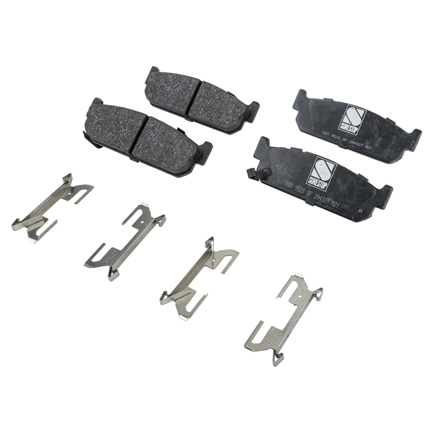 Set of 4 NAO Brake Pads for Infiniti Q45, M45 (2002–2006)