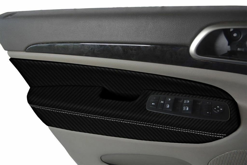 Armrest Door Panel Cover for Jeep Grand Cherokee (2011–2019) Carbon Fiber