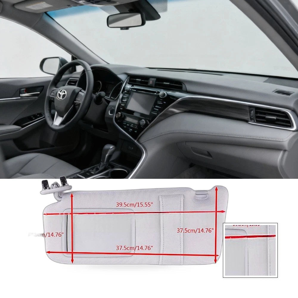 Left Sun Visor for Toyota Camry (2007–2011) Gray 74320-06780-B0