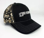 Baseball Cap Hat with Ford F-150 Script Emblem for Black Brown Digital Camo