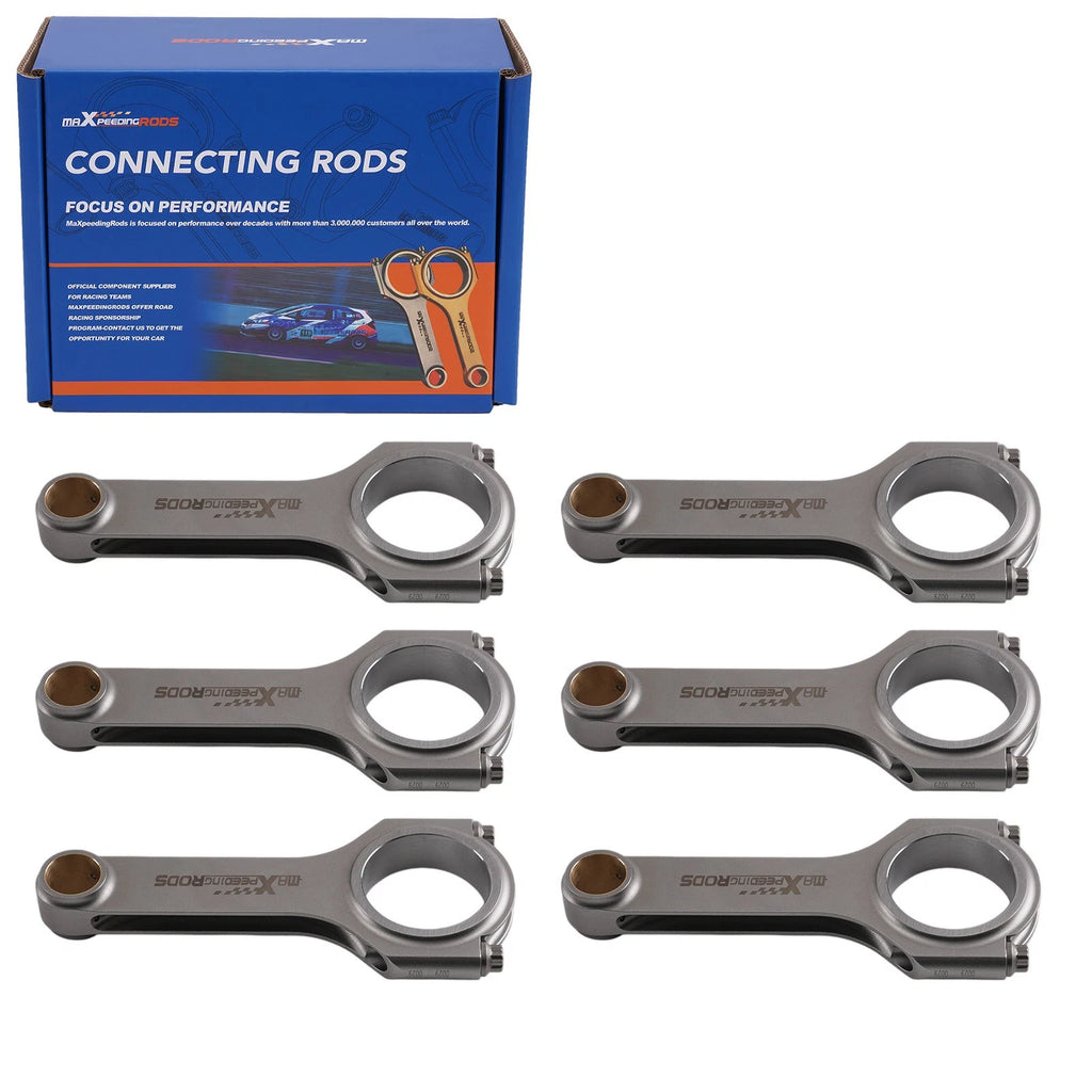 Set of 6 Forged Connecting Rods for Toyota 1FZ Land Cruiser (1990–1997) ARP8740