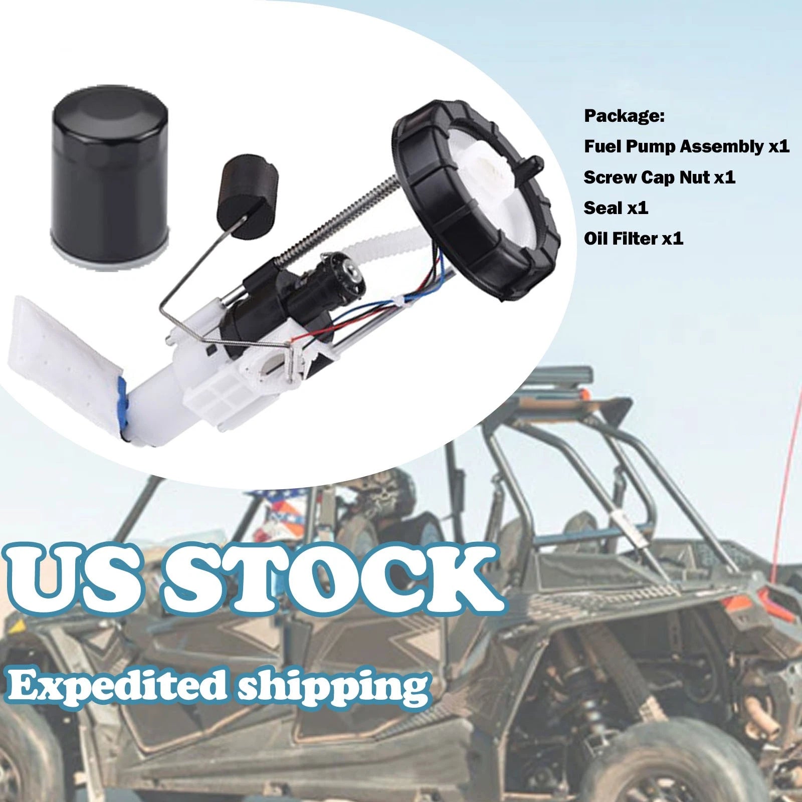 Fuel Pump for Polaris RZR 570 800 900 4 S XP (2010–2021) 2204502 2204403 471011