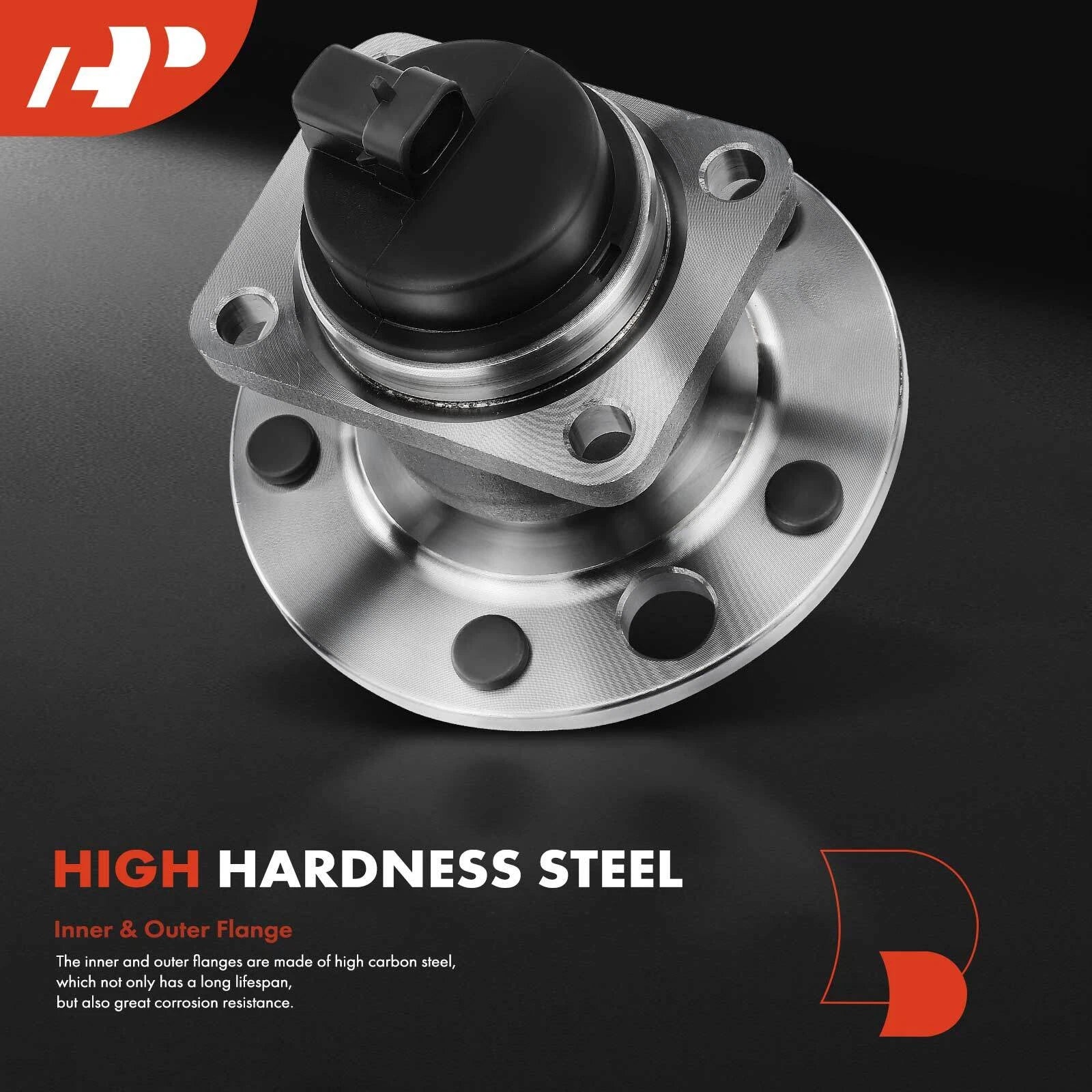 Front Wheel Hub & Bearing Assembly with ABS for Chevy Corvette