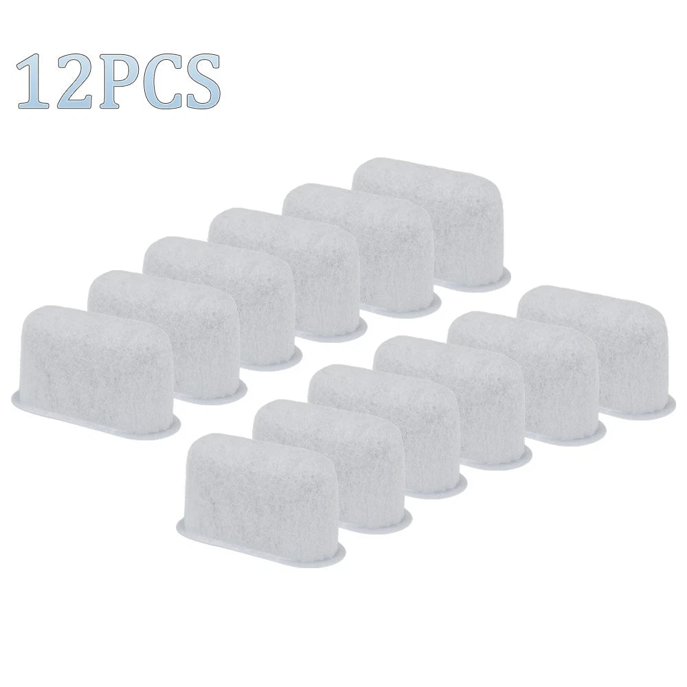 12 Pack Charcoal Water Filters for Cuisinart Coffee Makers (DCC-RWF)