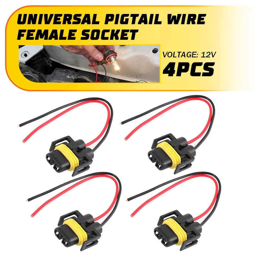 H11 Headlight Socket Connector Plug for