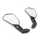 10mm Rear View Side Mirrors for Motorcycle Cruiser Chopper Scooter ATV