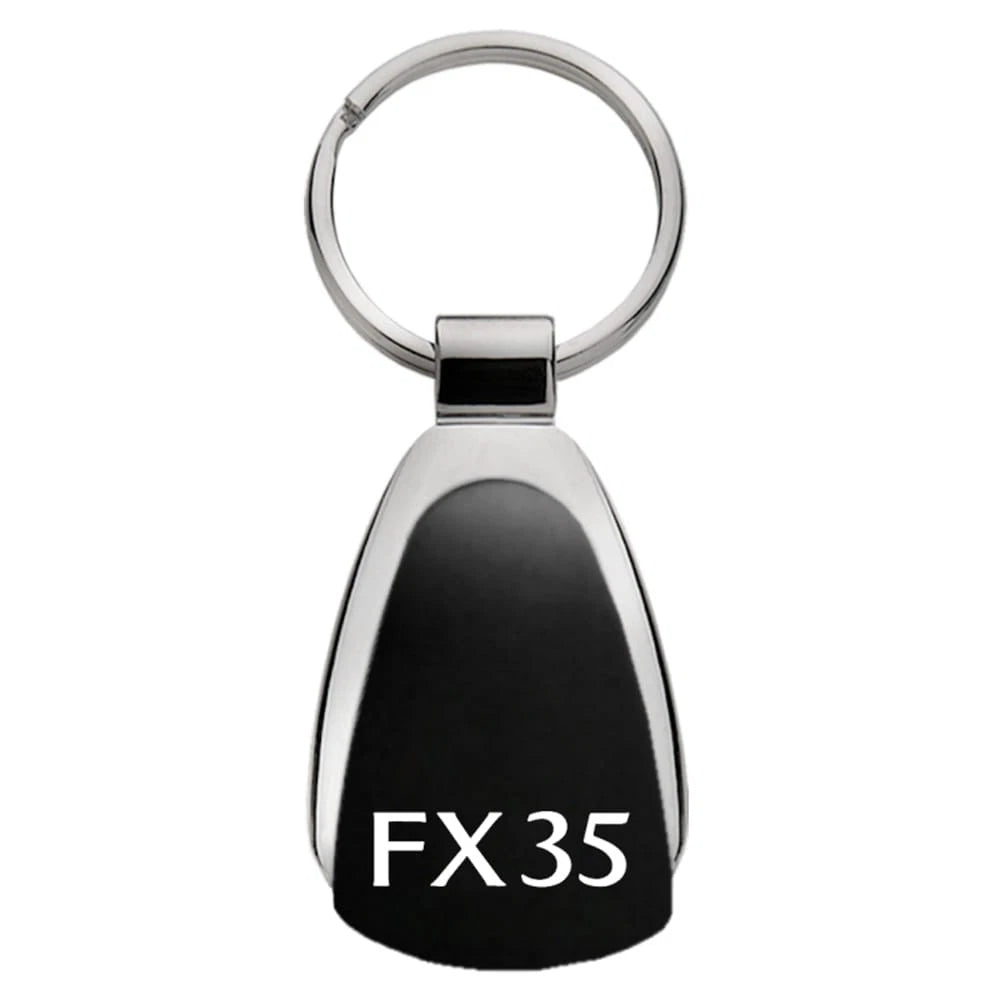 Black Teardrop Keychain - Officially Licensed for Infiniti FX35