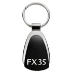 Black Teardrop Keychain - Officially Licensed for Infiniti FX35