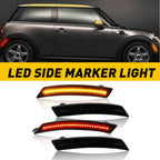 Set of 4 LED Smoked Side Marker Lights for MINI Cooper (R55–R61)