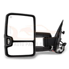Pair of Power Signal Heated Chrome Tow Mirrors for Silverado GMC Sierra (2014–2018)