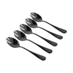 Set of 5 Stainless Steel Teaspoons for Home Use