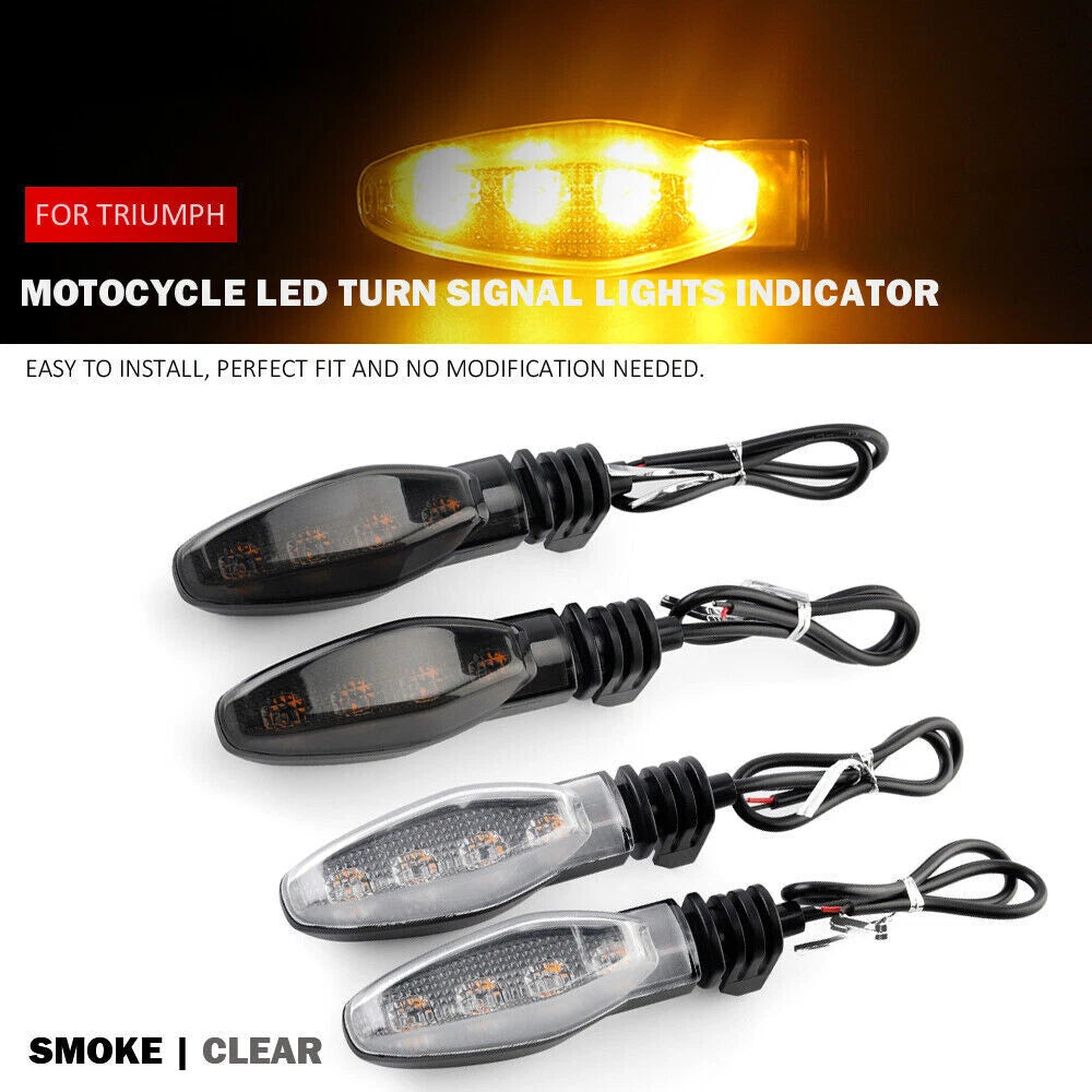 LED Turn Signal Lights for Trident 660, Street Triple 675, R 1050, 1200, Sprint 1050
