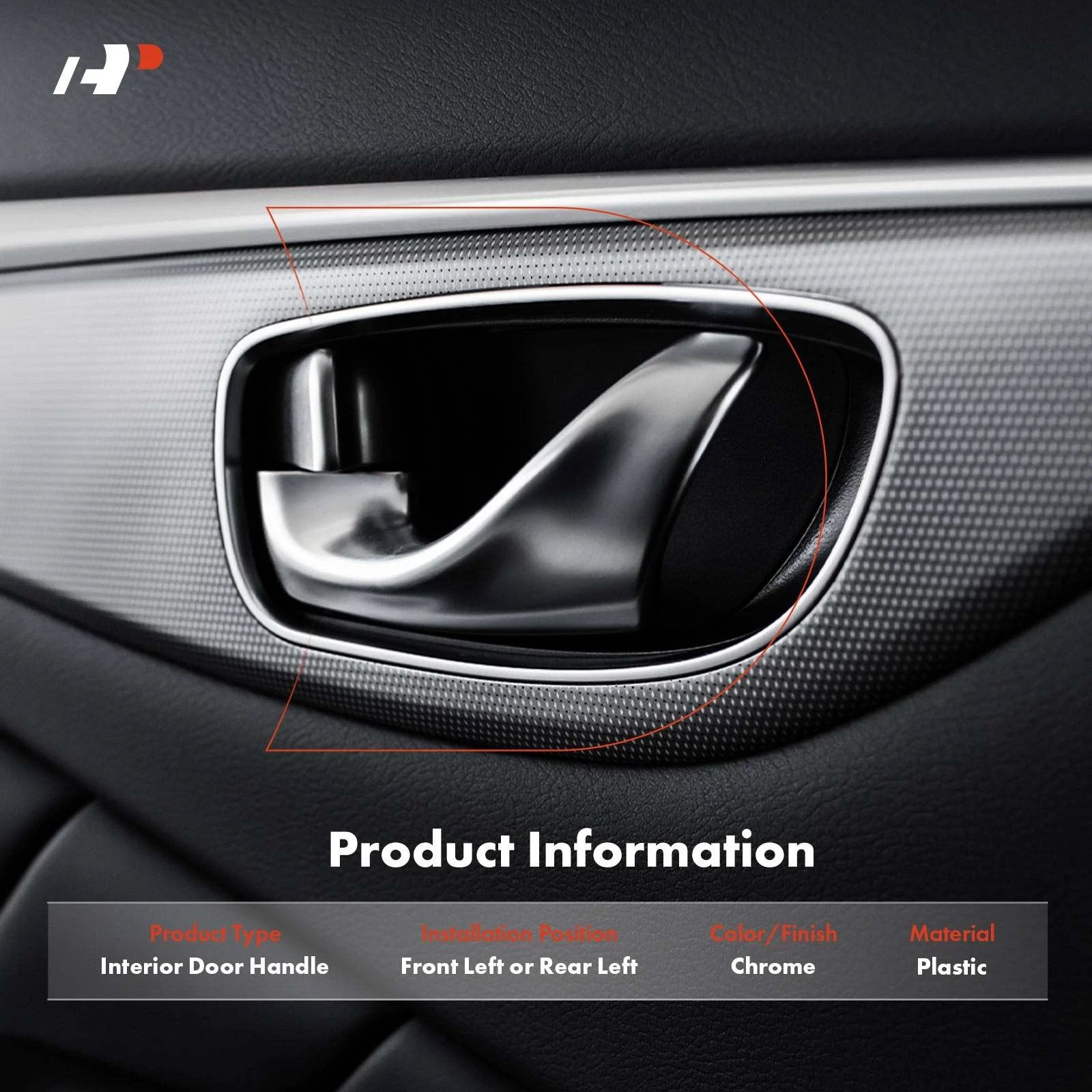 Left Interior Door Handle for Toyota Camry (2007–2011)