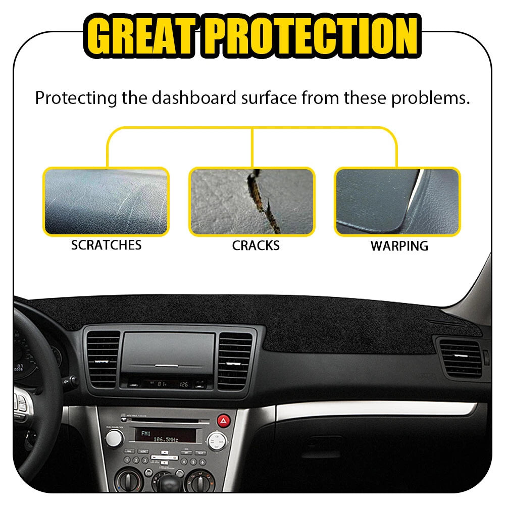 Dashboard Dash Mat Non-Slip Protector for Subaru Legacy Outback (2004–2009)