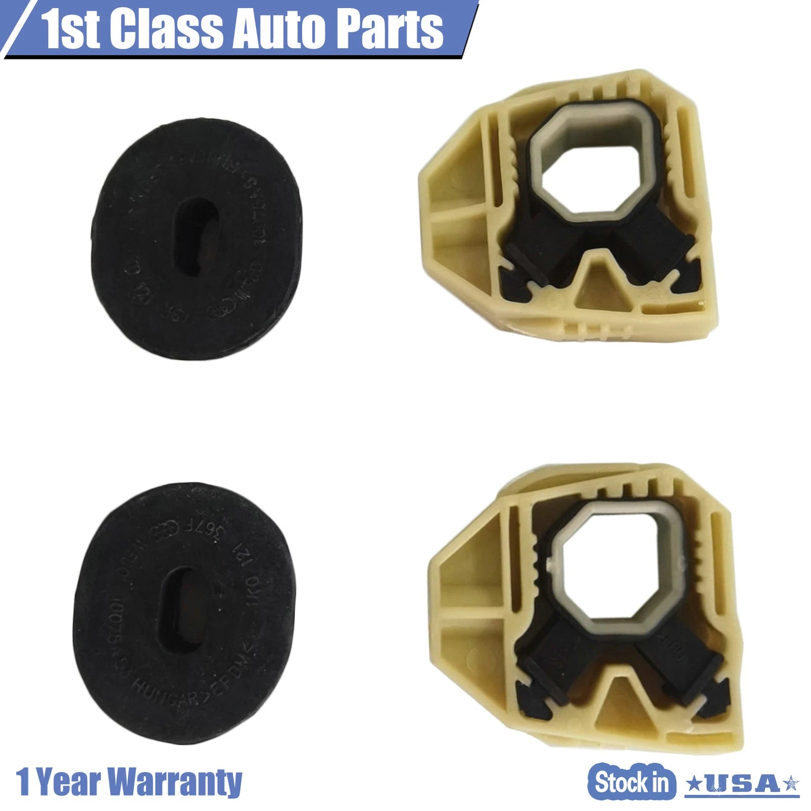 Set of 4 Upper Lower Radiator Mounts for Audi A3 Quattro VW Beetle CC Eos