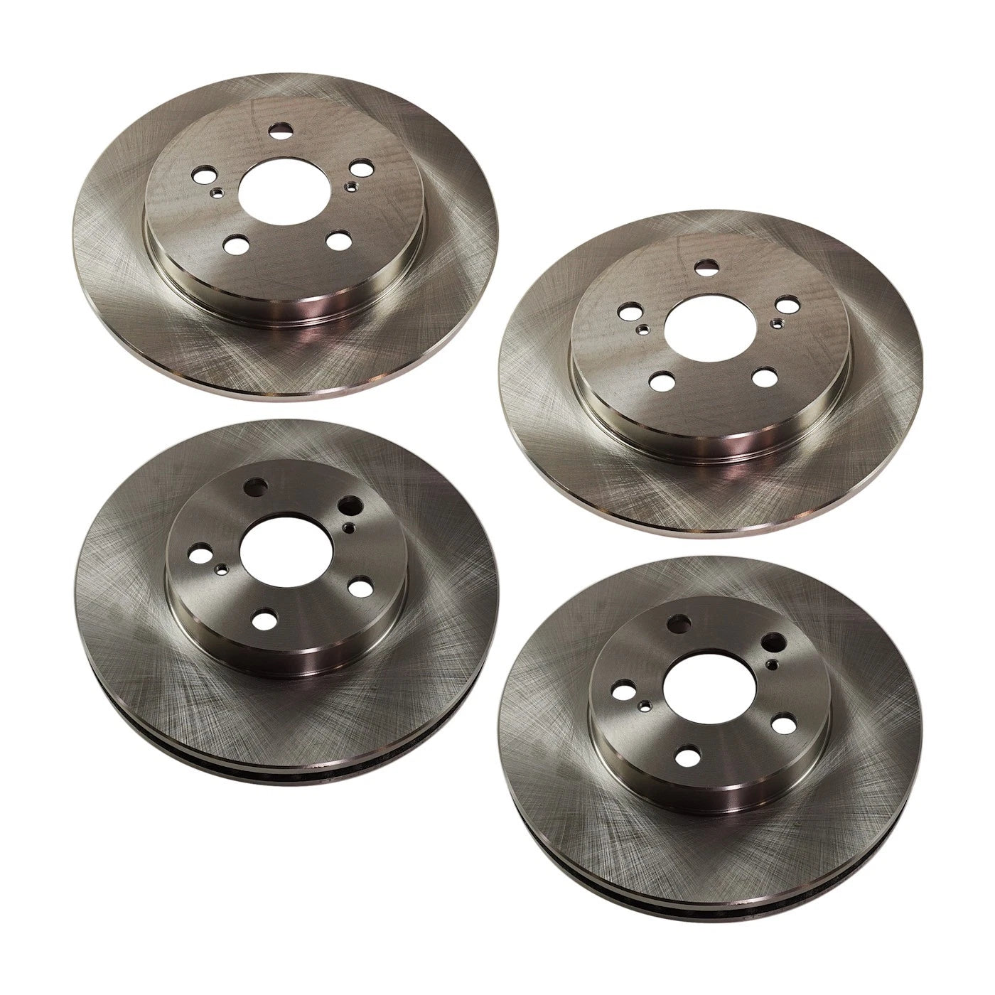 Front and Rear Brake Disc Set for Toyota Prius (2010–2015)