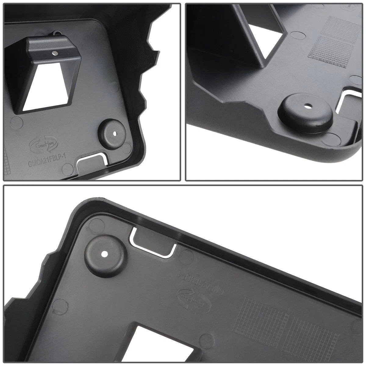 Front Bumper License Plate Mounting Bracket Kit for GMC Canyon (2021)