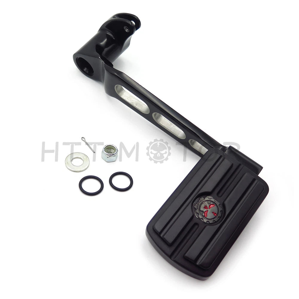 Black Brake Arm Footpeg for Harley Road King Street Glide (2014–2018)