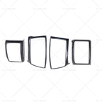 4X Carbon Fiber Air Outlet Frame Cover Trim for Ford Ranger (2015–2022)