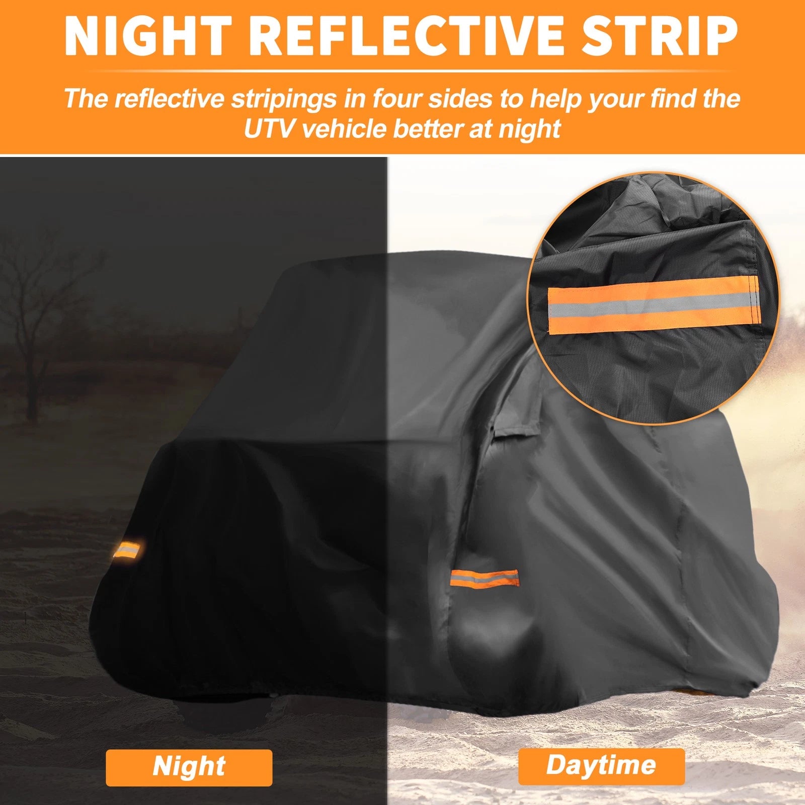 Waterproof UTV Cover for Honda Pioneer 700 (2014–2023) 210D-PU