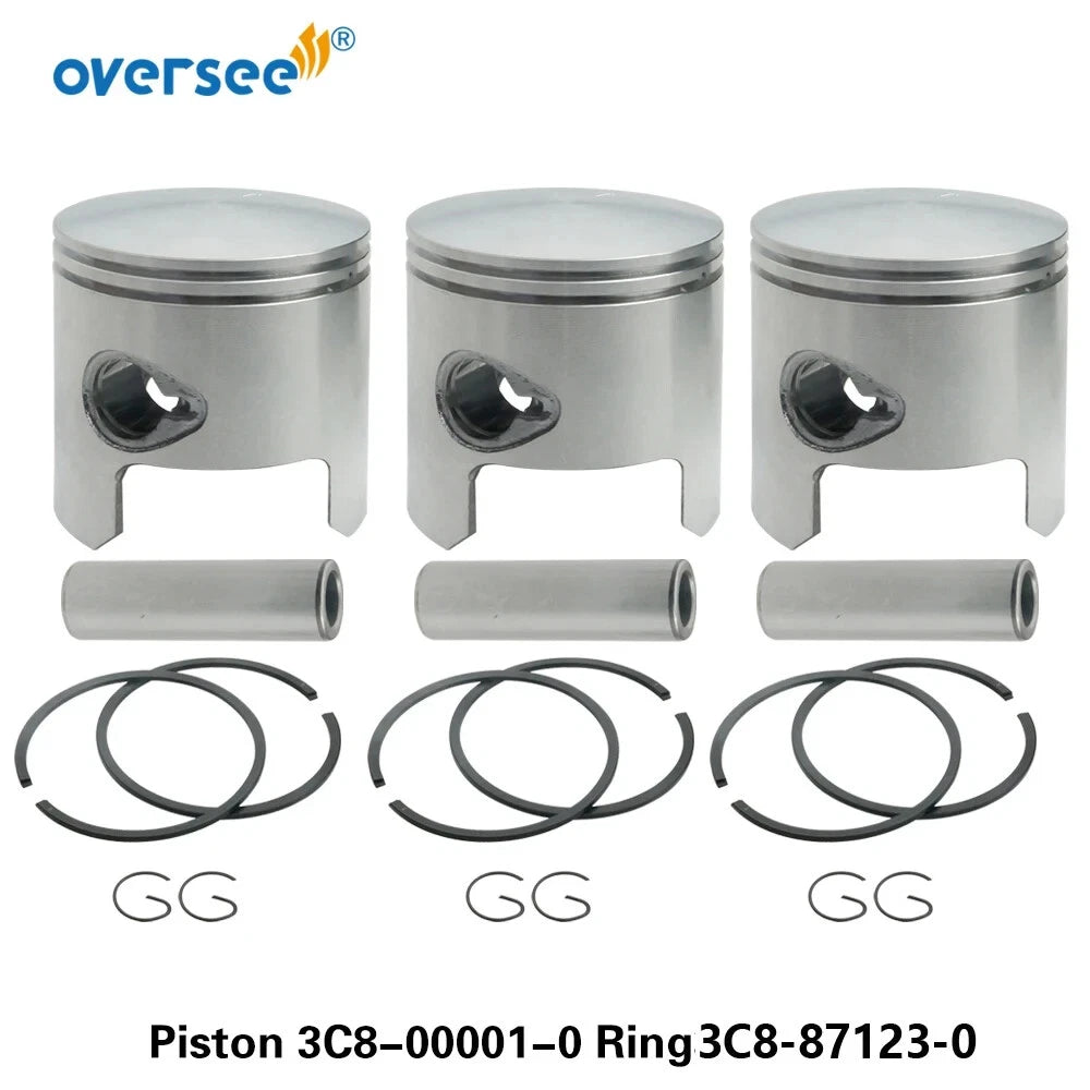 3C8 Crankshaft & Power Head Rebuild Kit STD for Tohatsu Mercury 40-50HP (2T)
