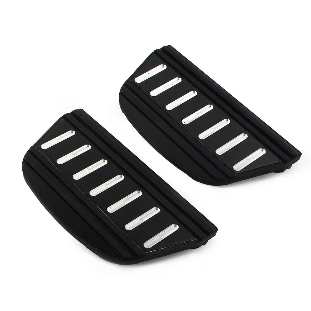 Black Rear Floorboard Foot Peg Insert for Harley Softail Electra Glide